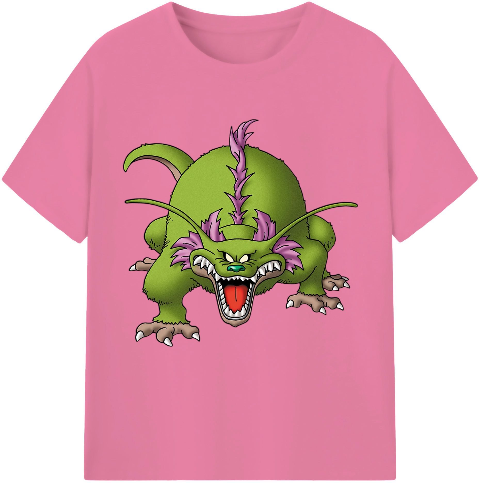（画像用） ドラゴンクエスト Doragon Kuesuto Dragon Quest 綿100％半袖Tシャツ（フロントプリント）